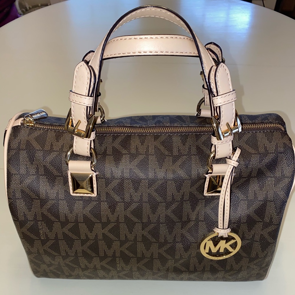 Michael Kors Medium Logo Satchel Bag